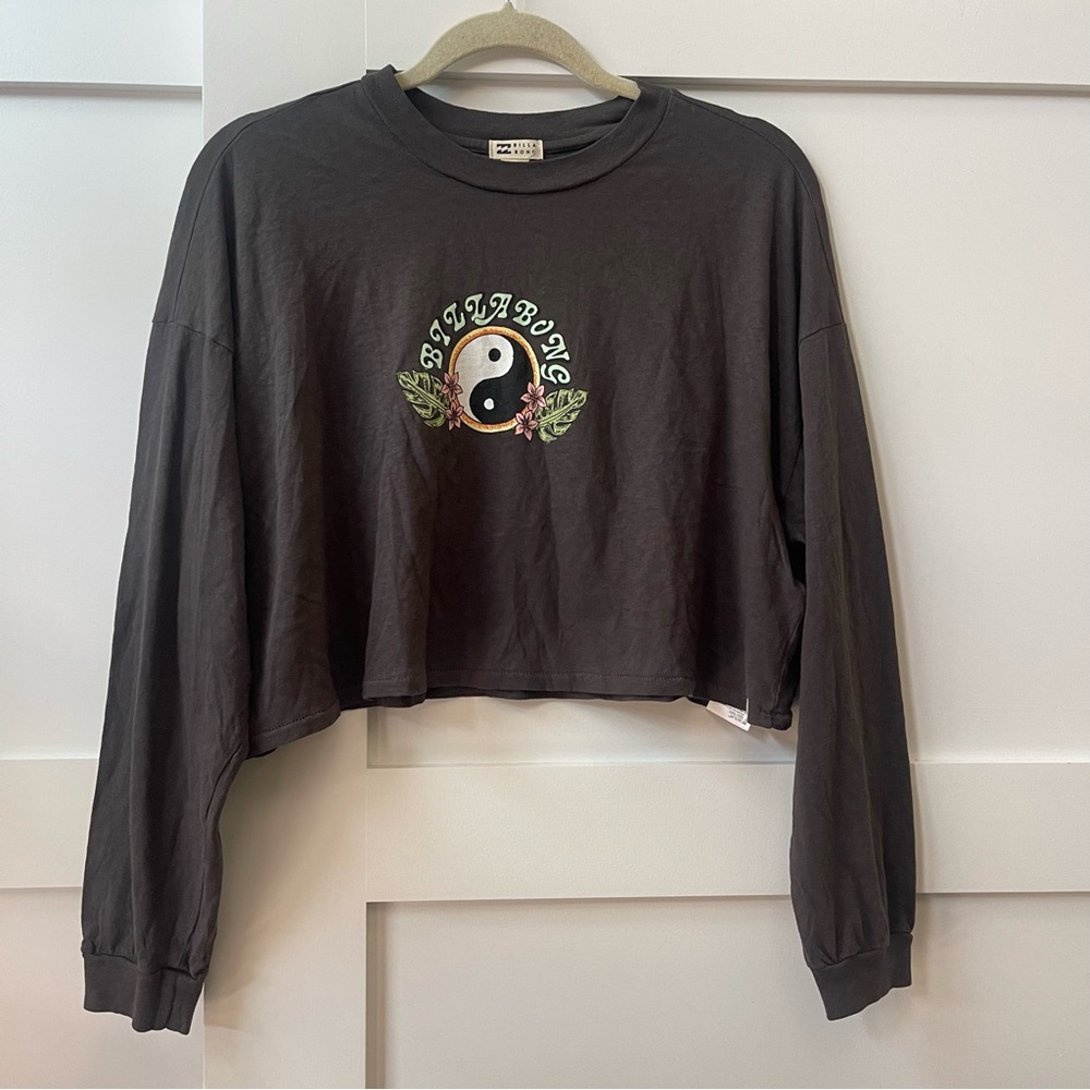 Billabong Charcoal Long Sleeve Top